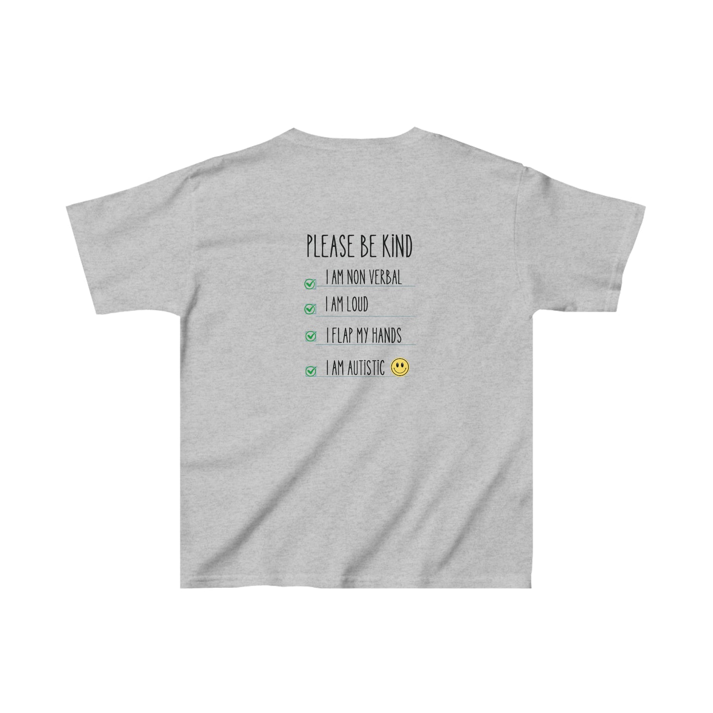 Please be patient and kind Tee