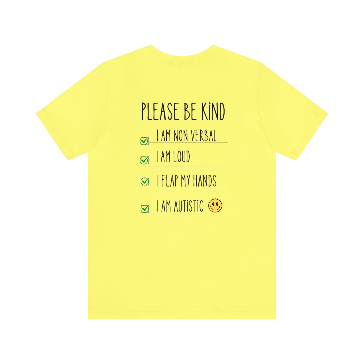 Please be patient and kind Tee