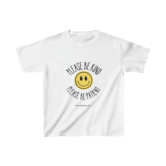 Please be patient and kind Tee