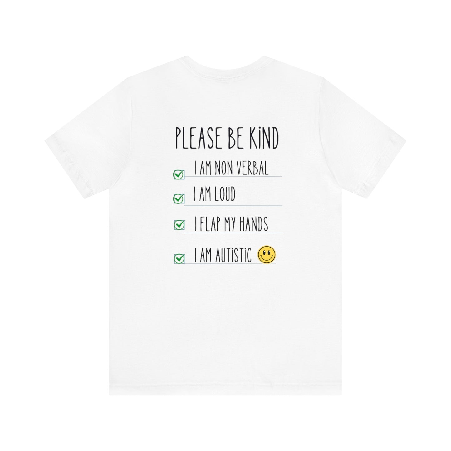 Please be patient and kind Tee