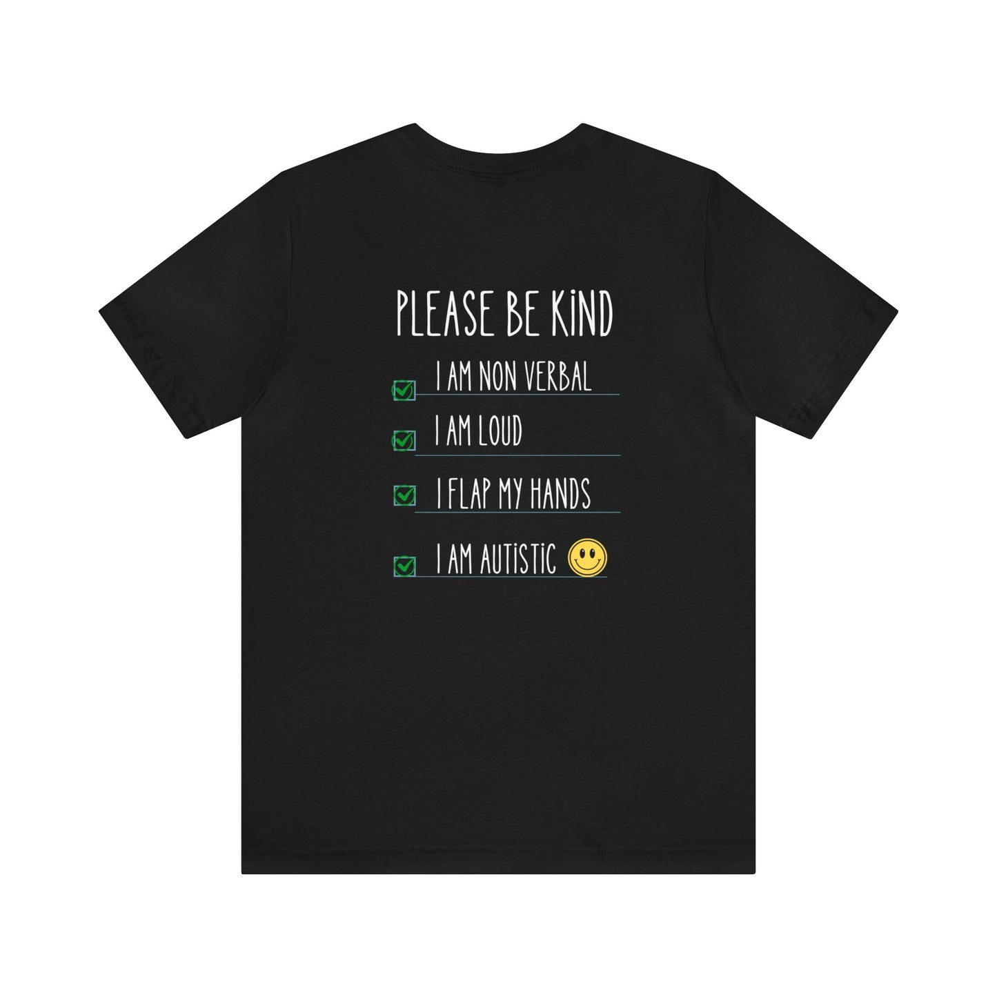 Please be patient and kind Tee