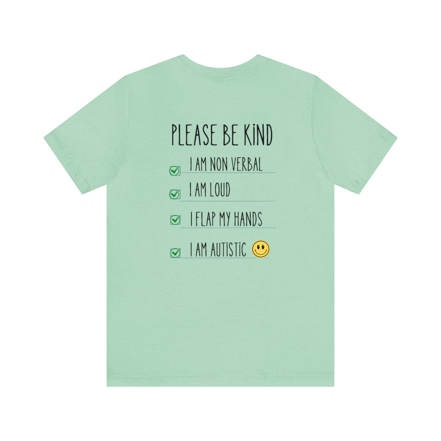 Please be patient and kind Tee