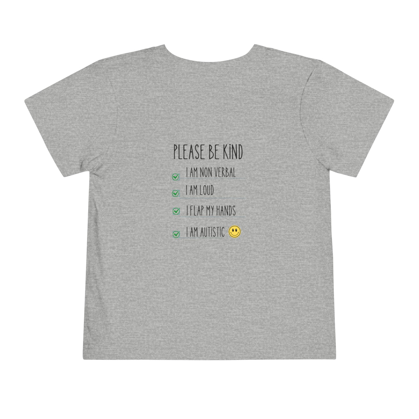 Please be patient and kind Tee