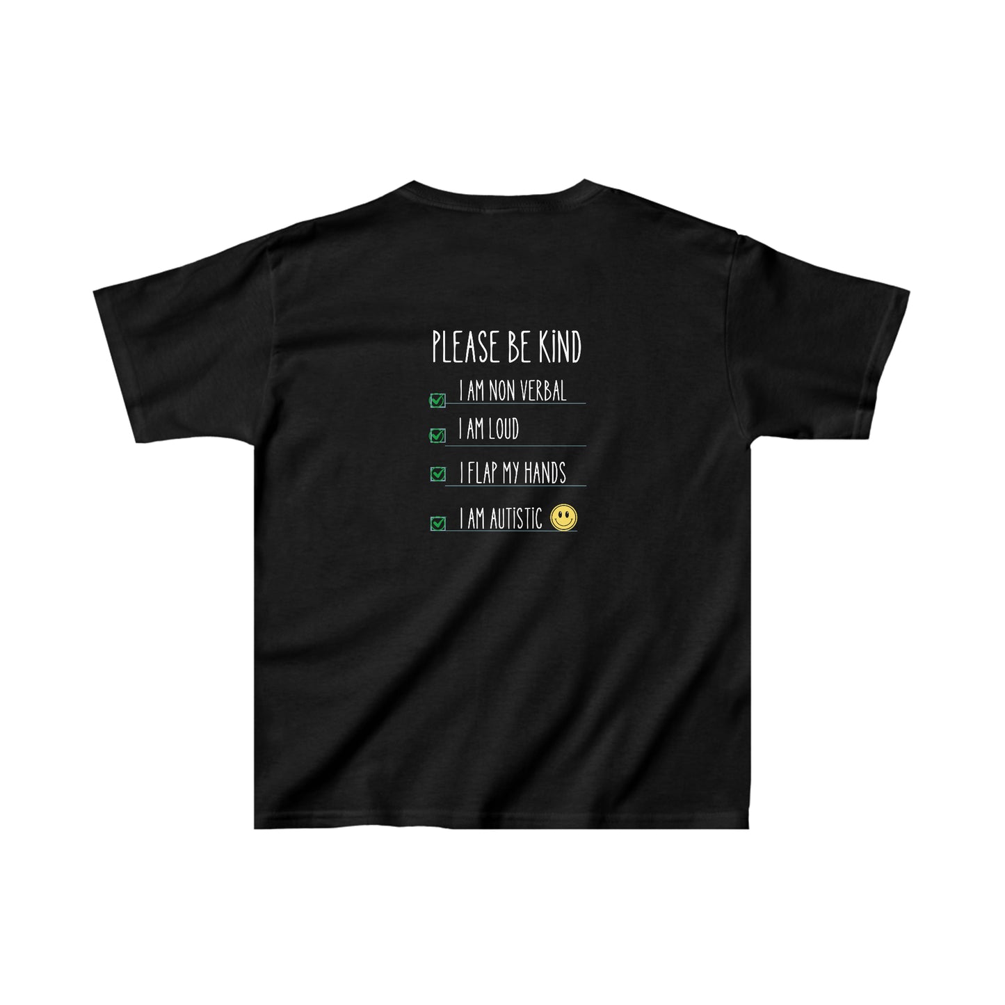 Please be patient and kind black Tee