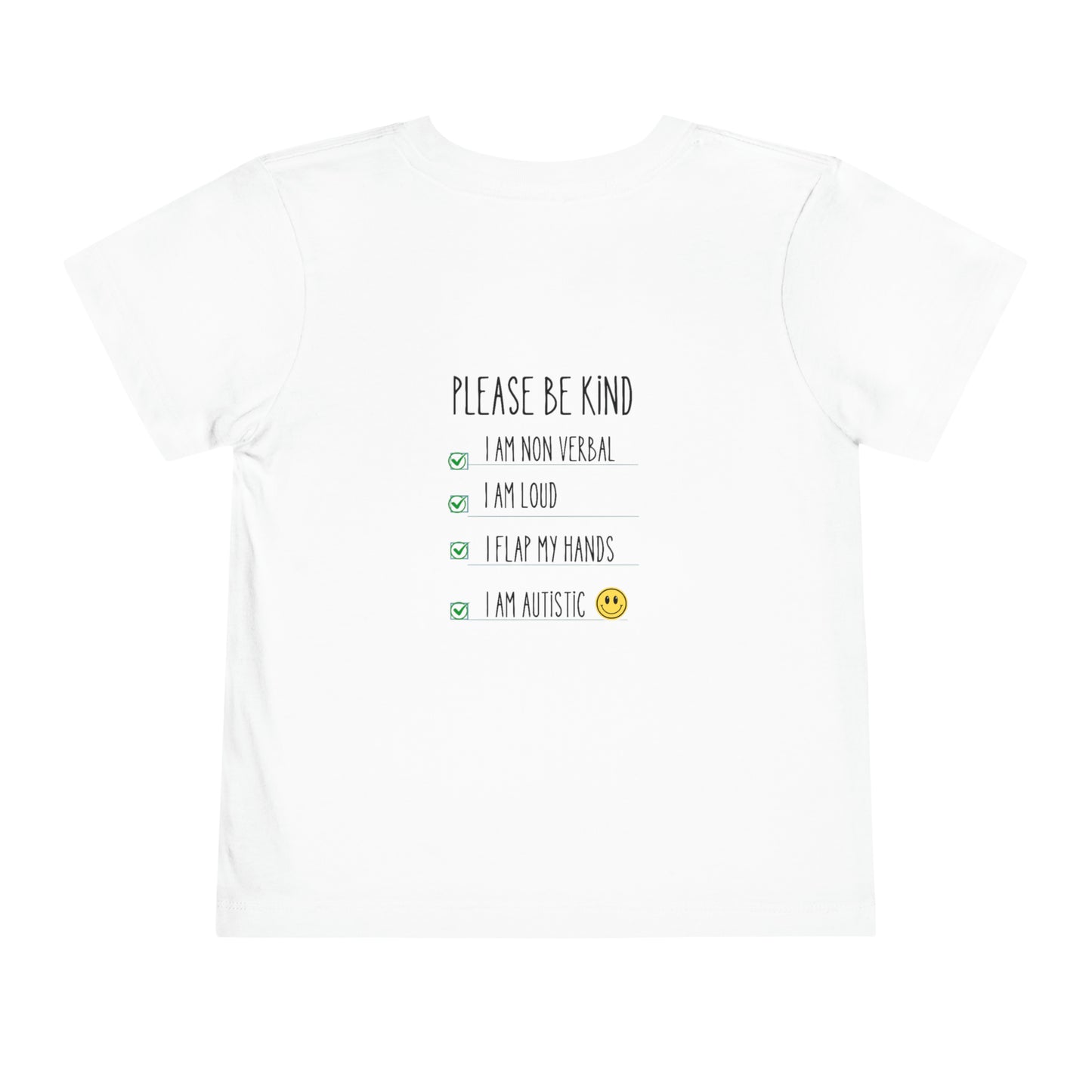 Please be patient and kind Tee