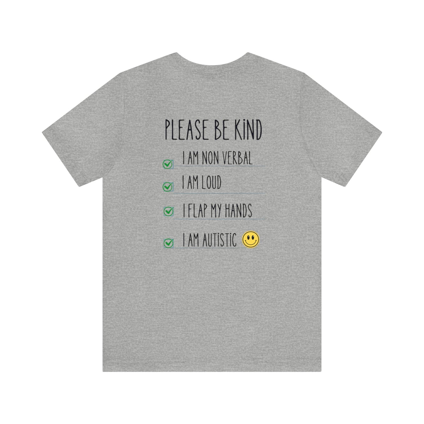 Please be patient and kind Tee