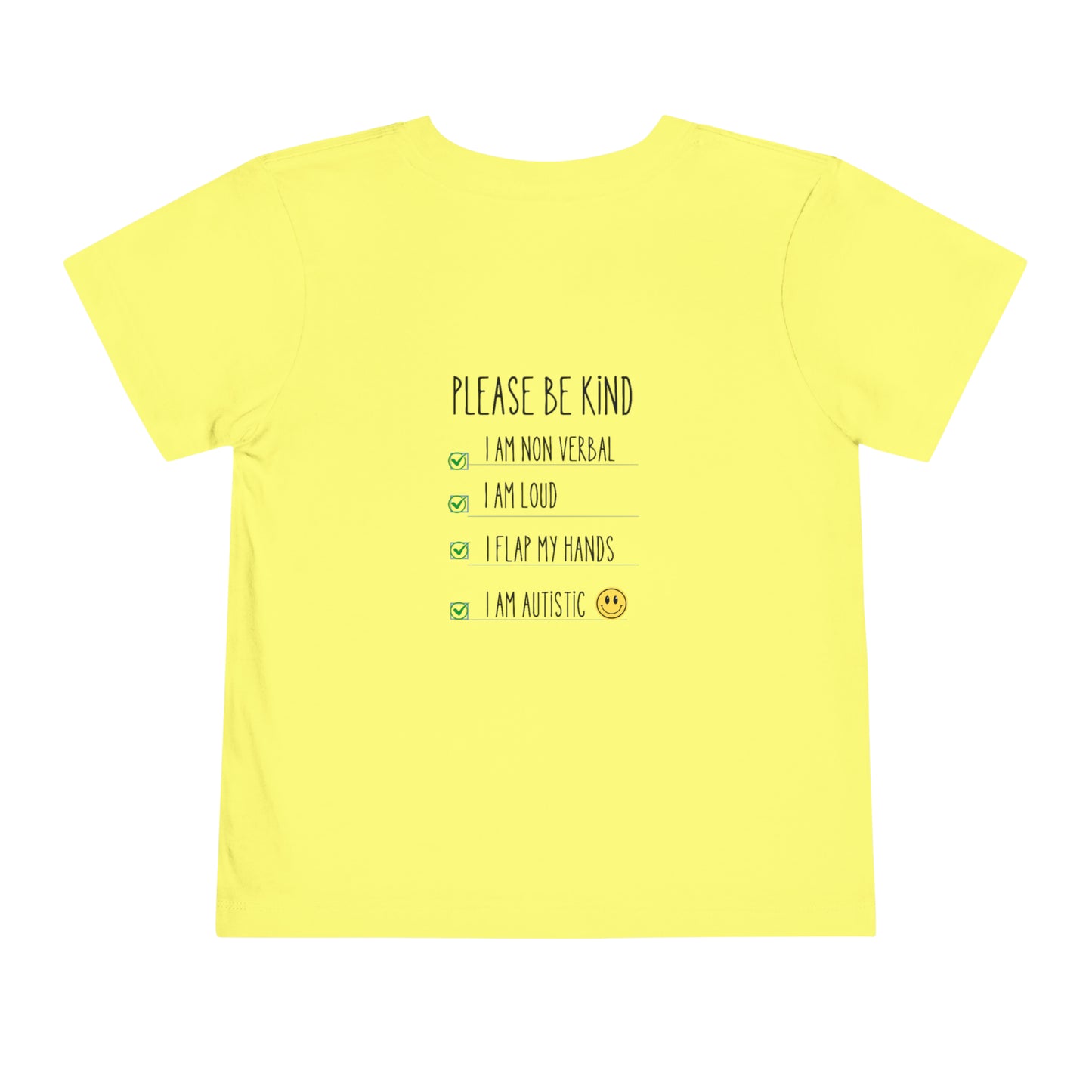 Please be patient and kind Tee