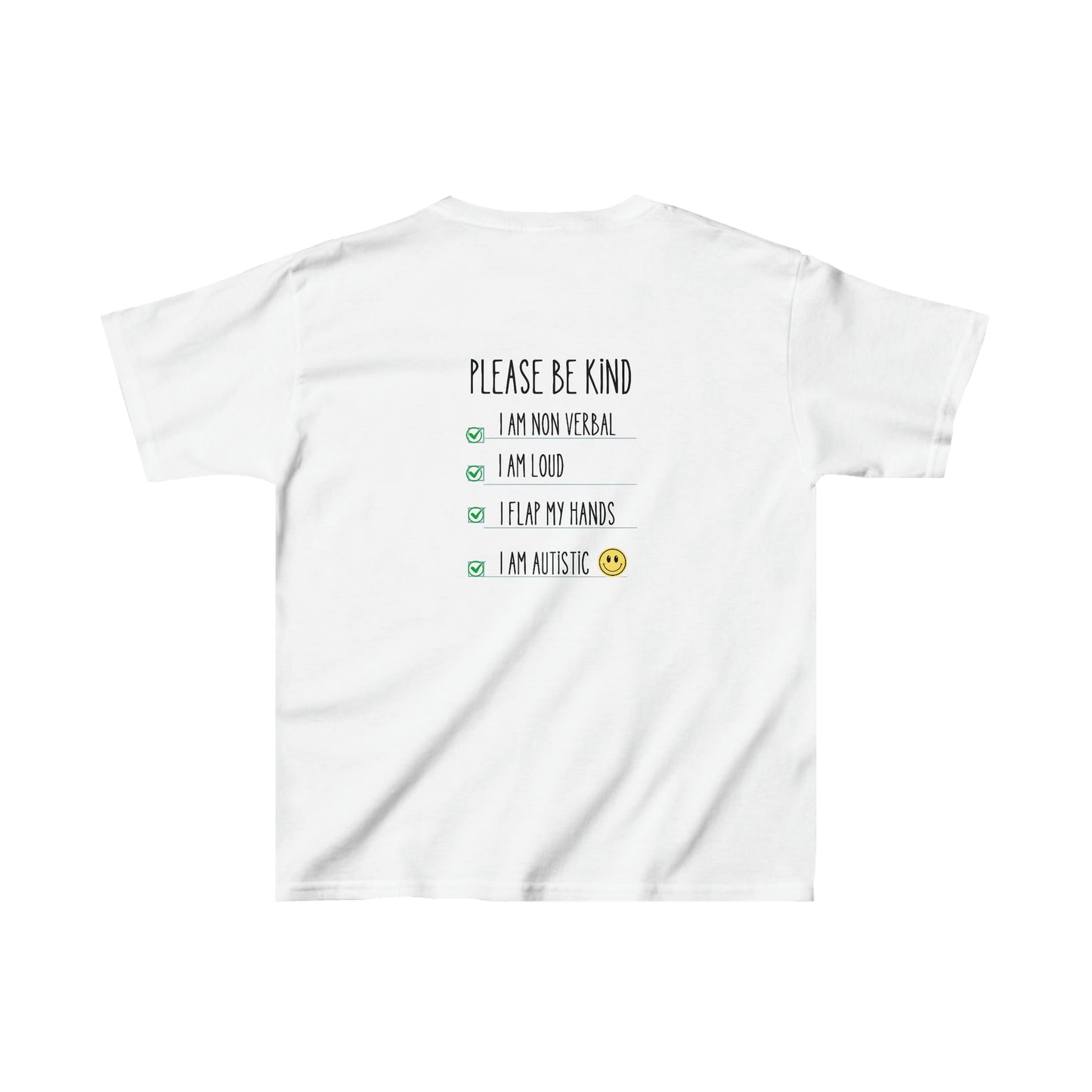 Please be patient and kind Tee