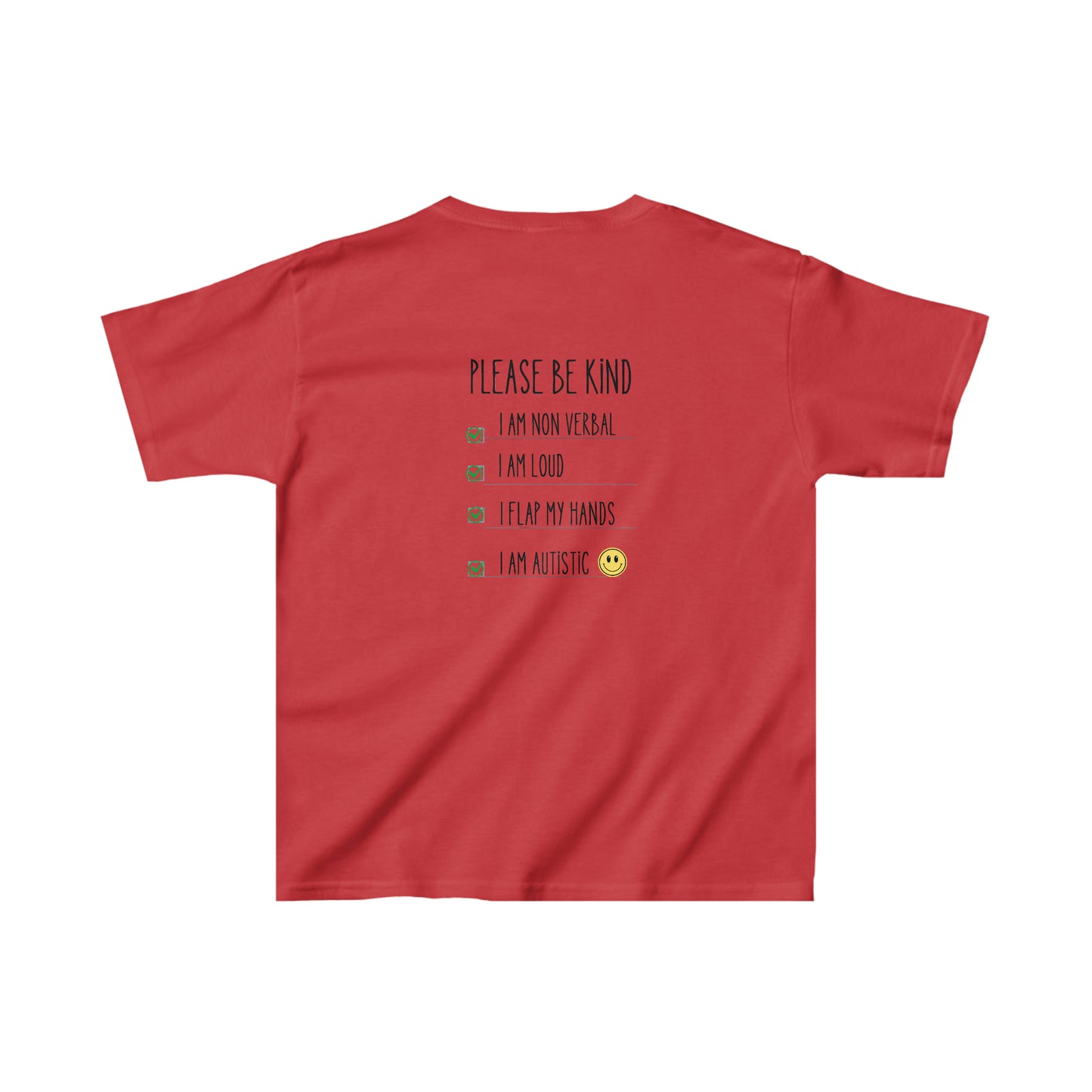 Please be patient and kind Tee